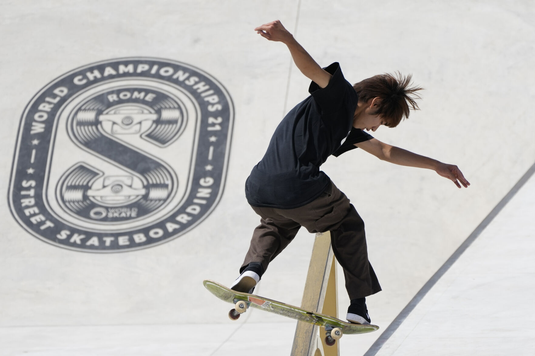 APTOPIX Italy Street Skateboarding Worlds